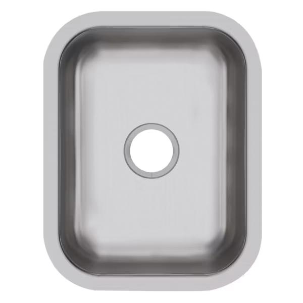 Elkay® Dayton® DCFU1318 Kitchen Sink, Stainless Steel, Soft Satin, Domestic thumbnail 2