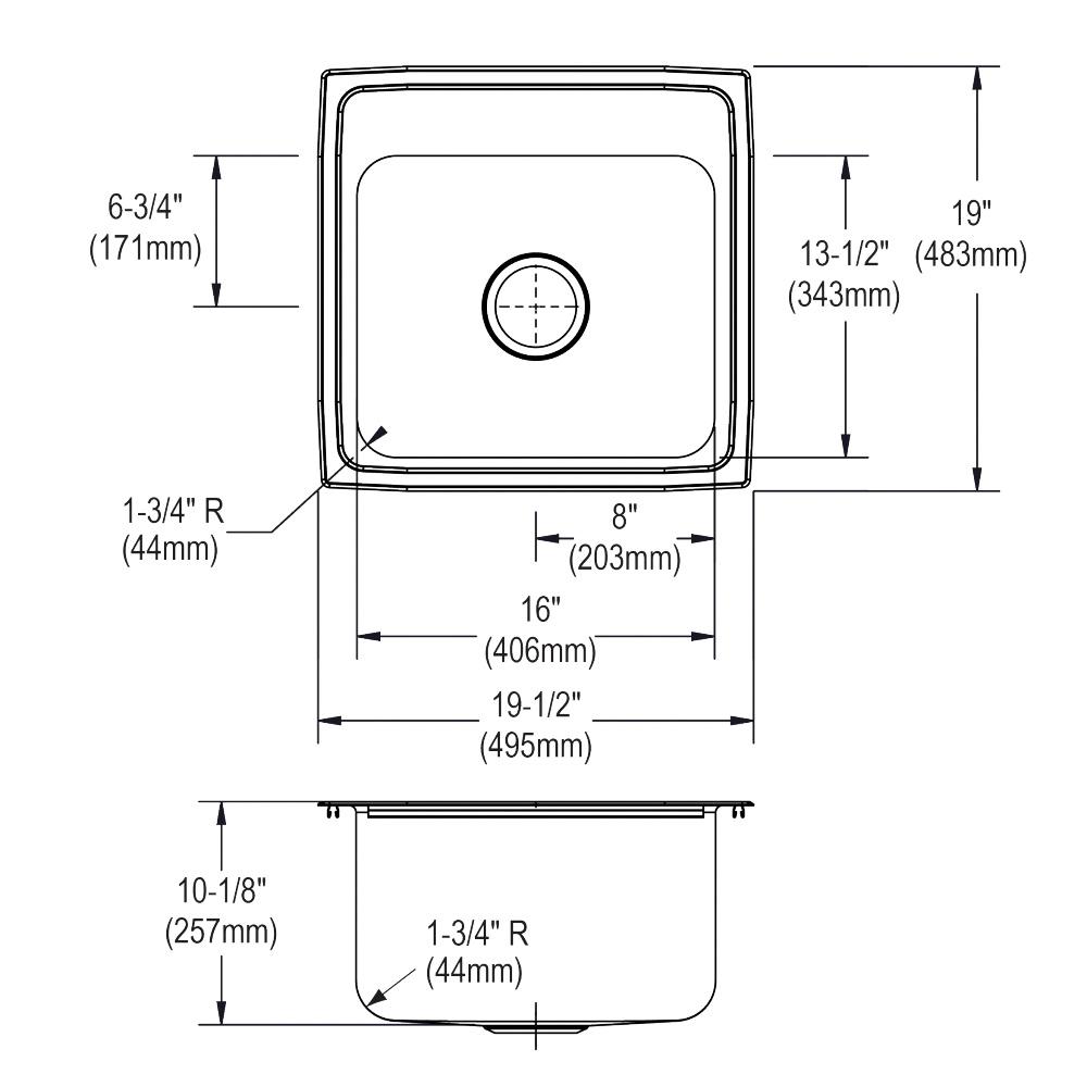 Elkay&reg; DLR1919103