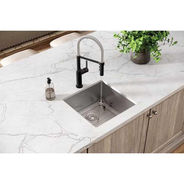 Elkay® Crosstown® ECTRU17179TC Kitchen Sink, Rectangular, 304 Stainless Steel, Polished Satin, Import thumbnail 4