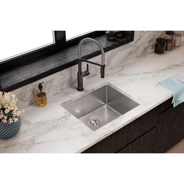 Elkay® Crosstown® ECTRU21179T Kitchen Sink, Rectangular, 304 Stainless Steel, Polished Satin, Import thumbnail 4