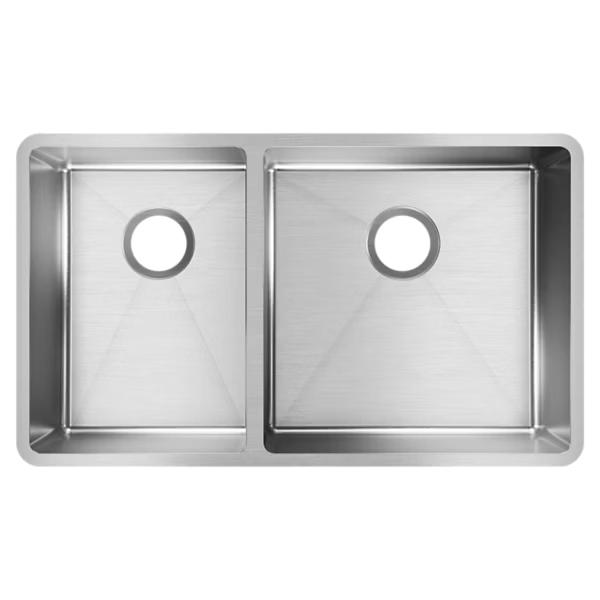 Elkay® Crosstown® ECTRU32179LT Kitchen Sink, Stainless Steel, Polished Satin, Import