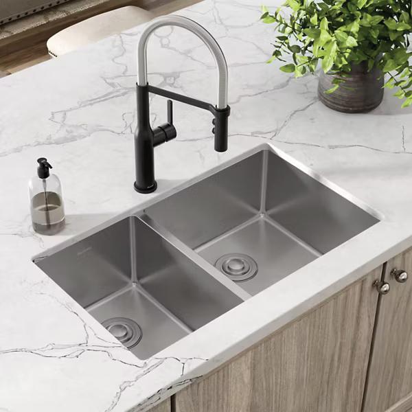 Elkay® Crosstown® ECTRU32179LT Kitchen Sink, Stainless Steel, Polished Satin, Import thumbnail 2