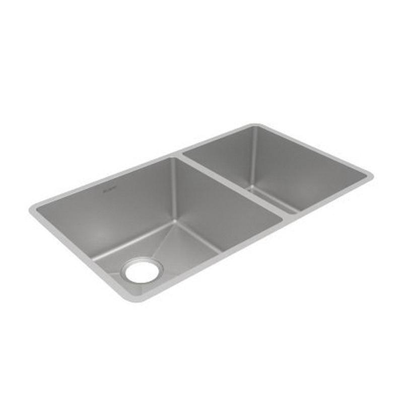Elkay® Crosstown® ECTRU32179RT Kitchen Sink, Rectangular, 304 Stainless Steel, Polished Satin, Import thumbnail 3