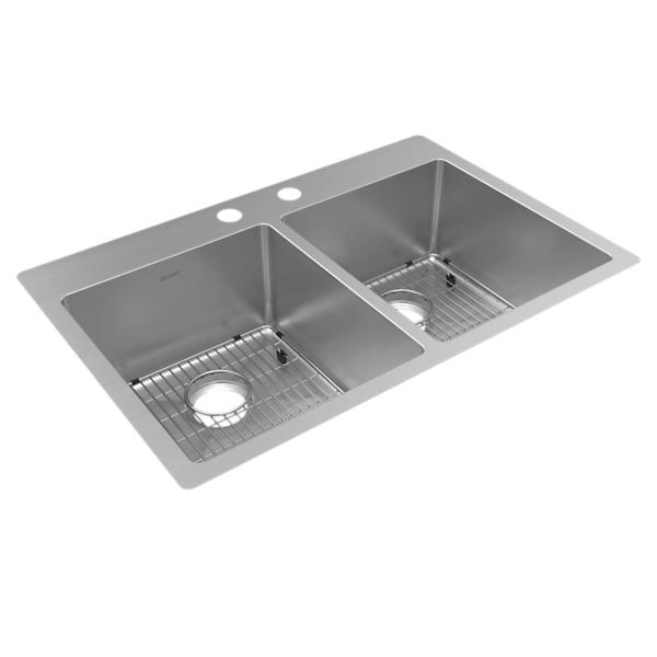 Elkay® Crosstown® ECTSR33229TBG2 Dual-Mount Sink Kit, Stainless Steel thumbnail 3