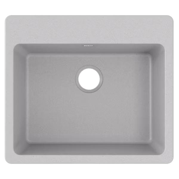 Elkay® Classic® ELG2522GY0 Kitchen Sink, Quartz, Gray, Import thumbnail 2