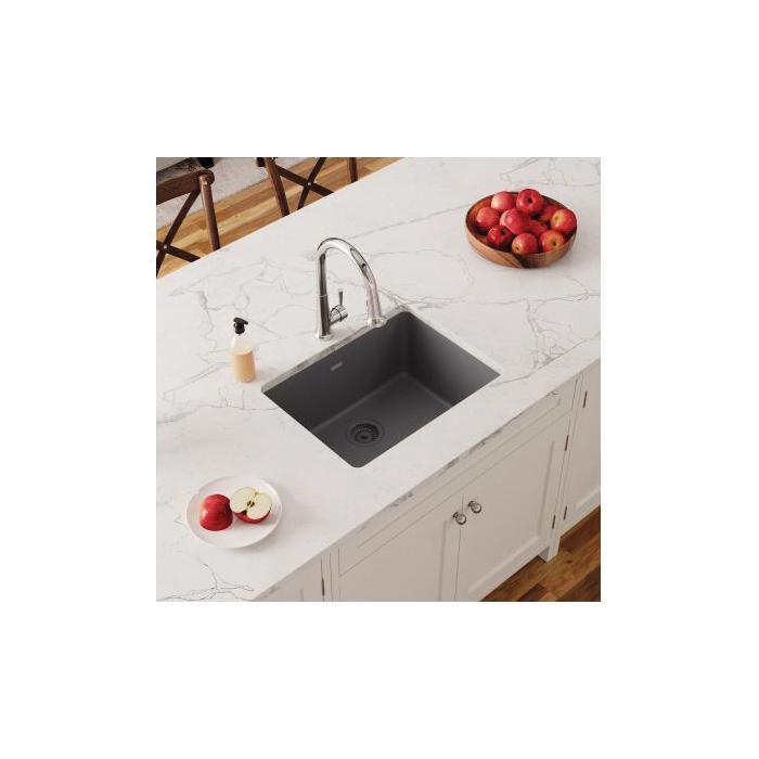 Elkay® ELGU2522GY0 Kitchen Sink, Quartz, Dusk Gray