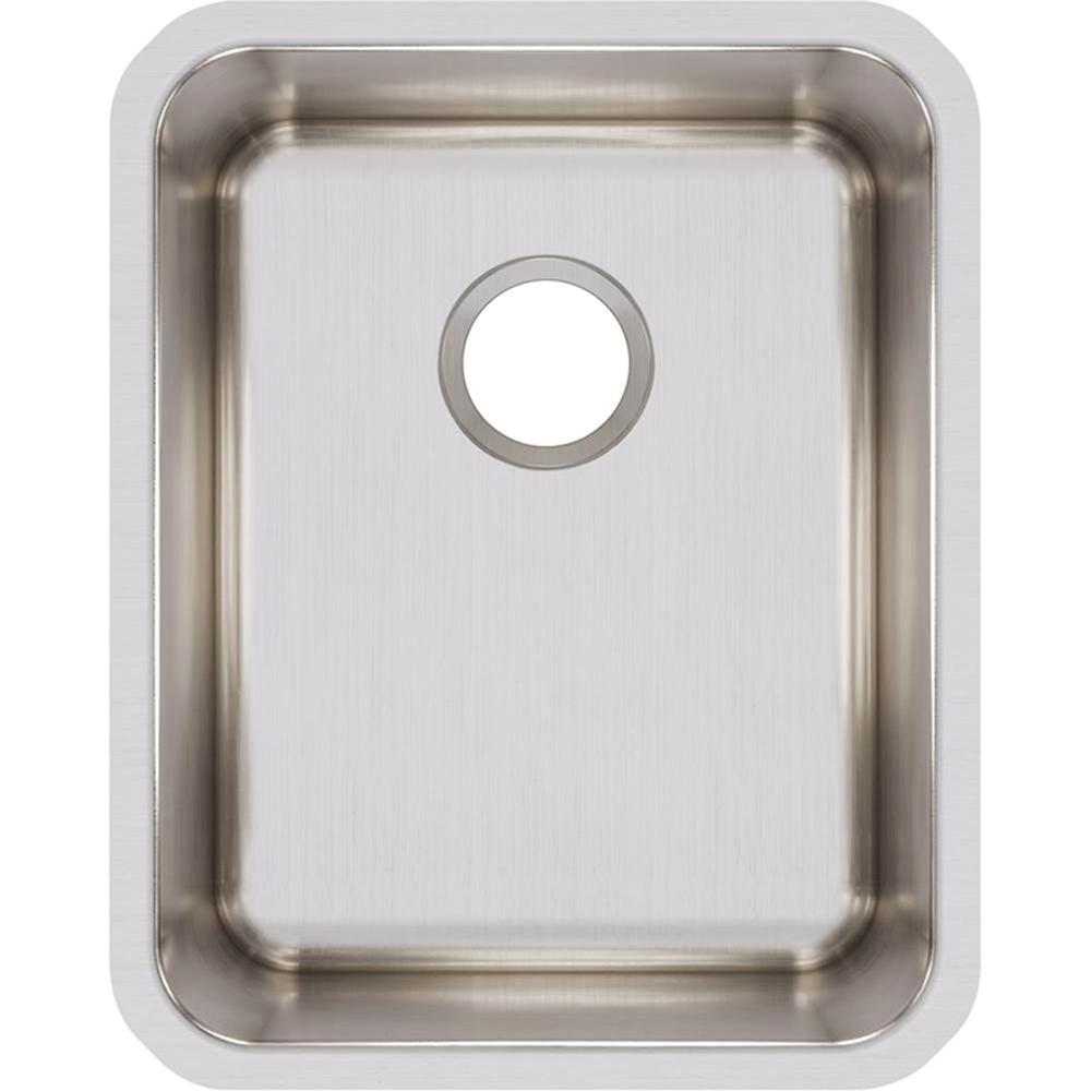 Elkay® Lustertone™ Classic ELUH141810 Under-Mount Sink, Rectangular, 304 Stainless Steel, Lustrous Satin, Domestic thumbnail 4