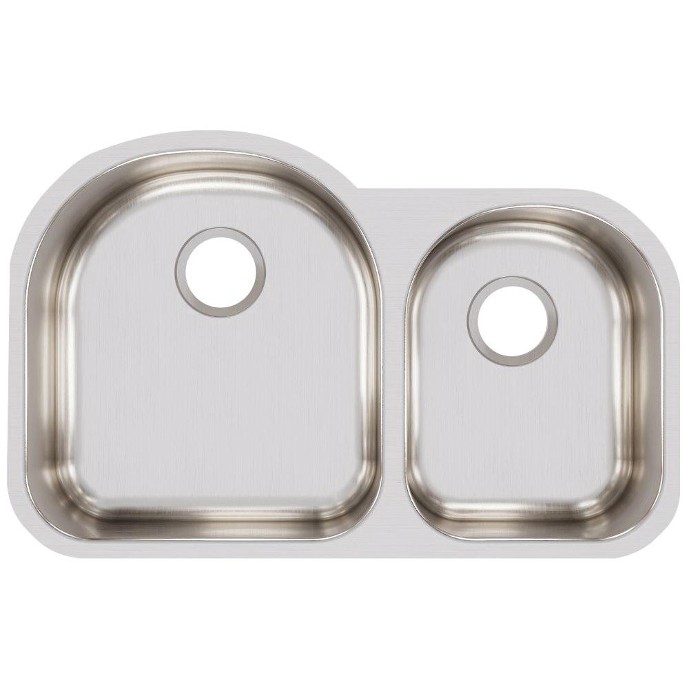 Elkay® Lustertone® Classic ELUH3119R Kitchen Sink, Stainless Steel, Lustrous Satin, Domestic thumbnail 4