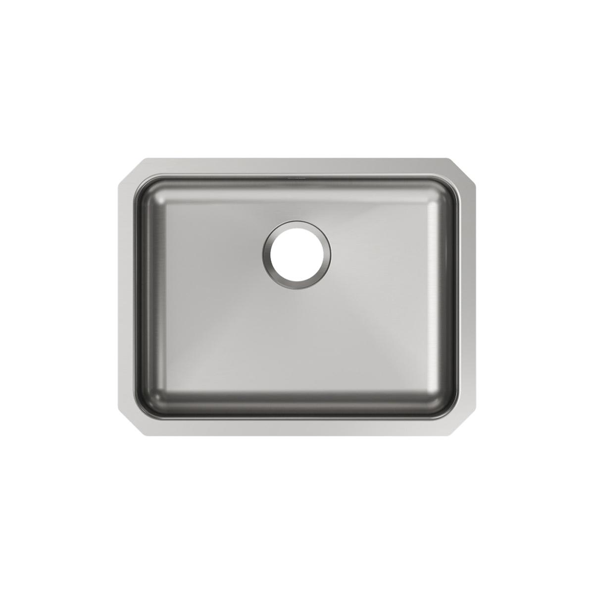 Elkay® Lustertone™ Classic ELUHAD211555 Kitchen Sink, Rectangular, 304 Stainless Steel, Lustrous Satin, Domestic thumbnail 3