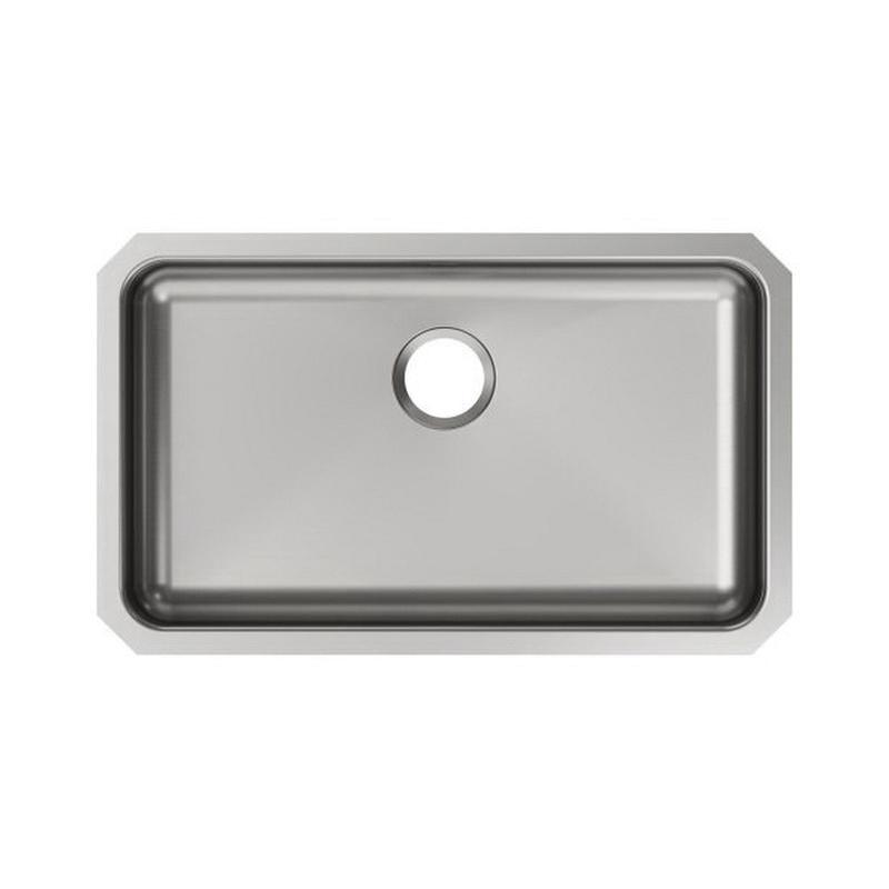 Elkay® Lustertone™ Classic ELUHAD281655 Kitchen Sink, 304 Stainless Steel, Lustrous Satin, Domestic thumbnail 3