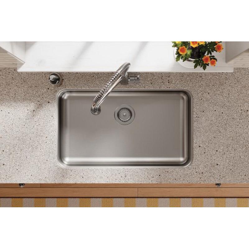 Elkay® Lustertone™ Classic ELUHAD281655 Kitchen Sink, 304 Stainless Steel, Lustrous Satin, Domestic