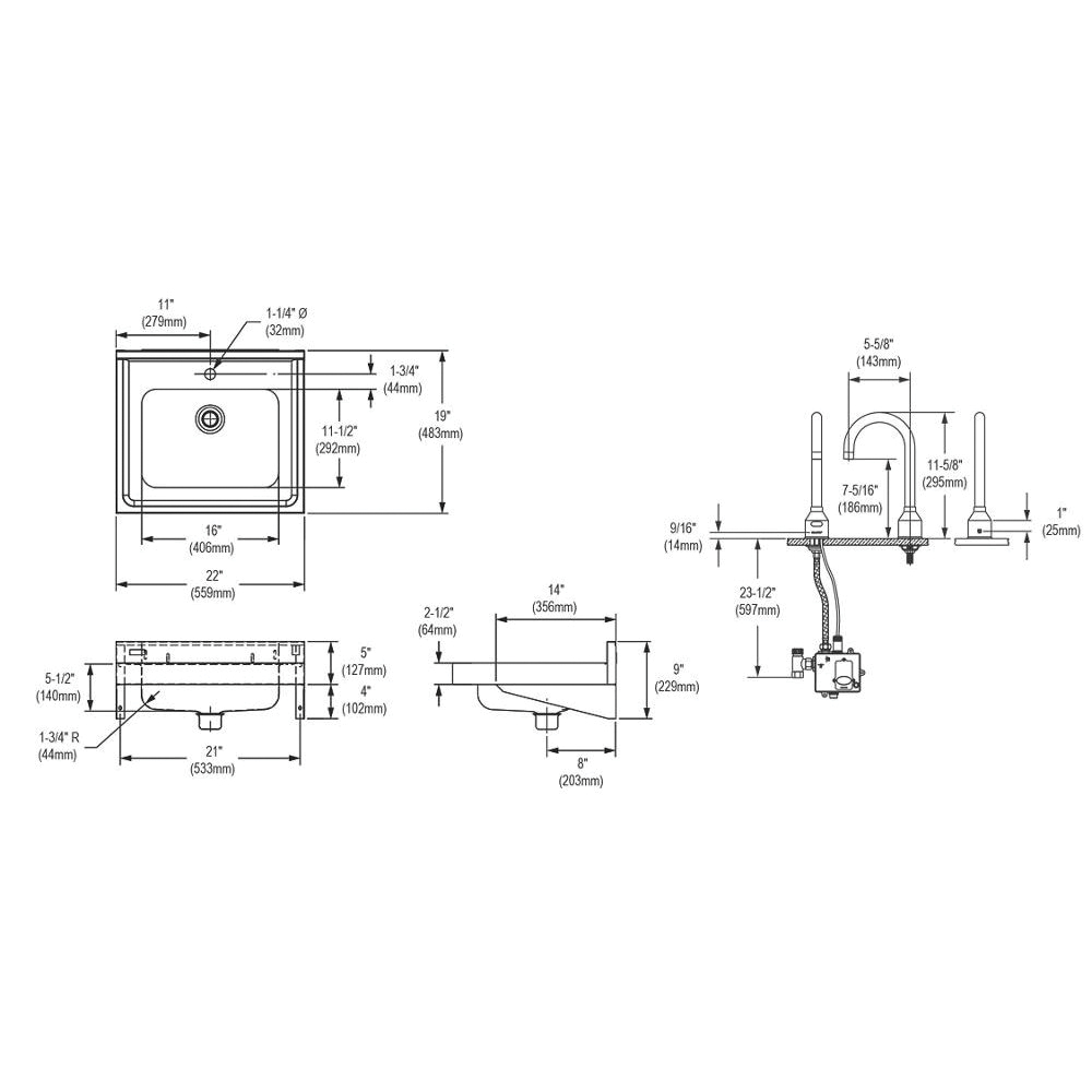 Elkay&reg; ELV2219SACC 2491785