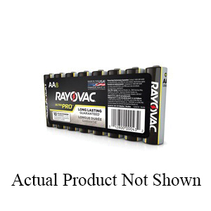 Energizer® Rayovac® Ultra Pro™ ALAAA8J Battery, Alkaline Battery, 1.5 V Nominal, AAA Battery