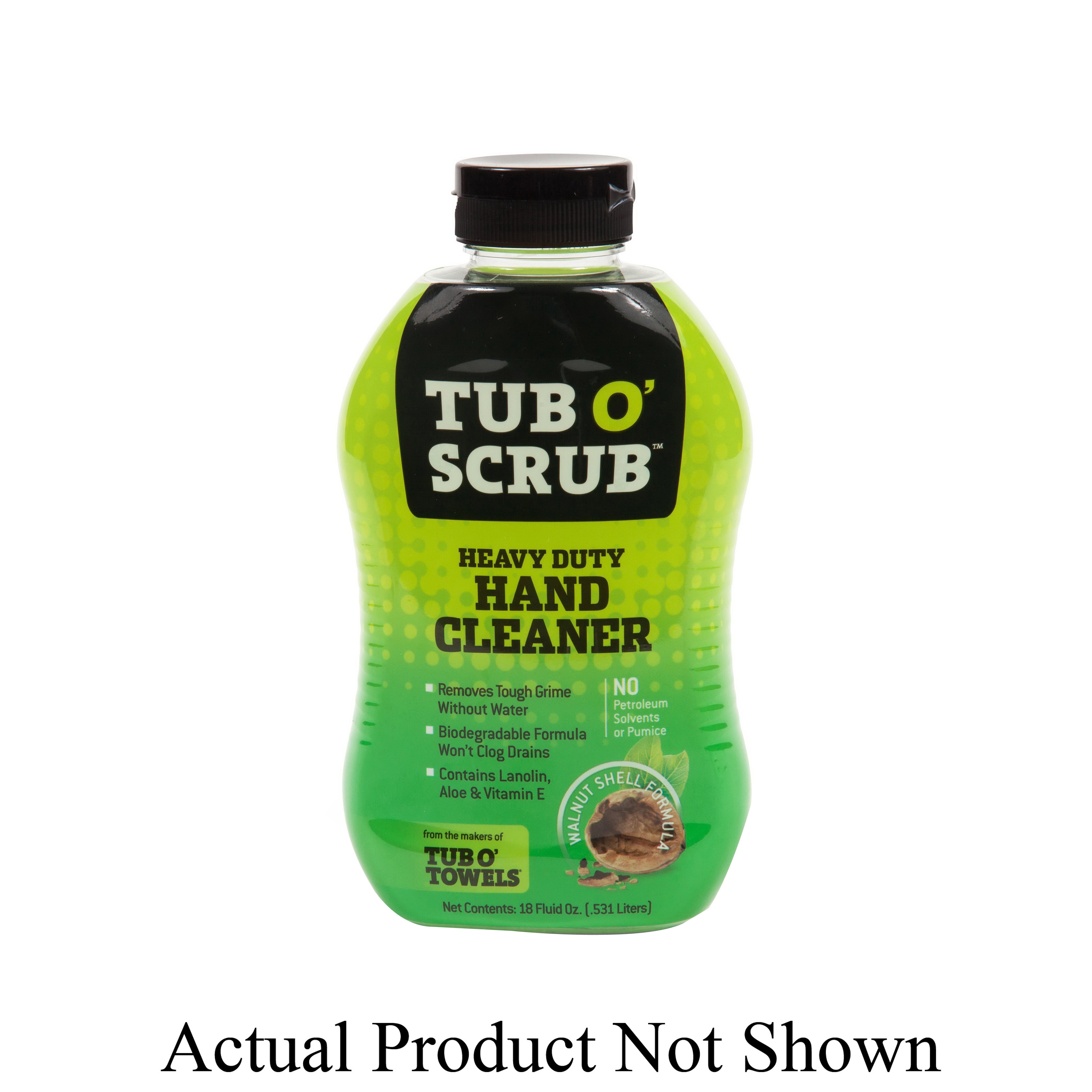 FED PRO™ Tub O Scrub™ TS01-GR Heavy-Duty Hand Cleaner, Liquid, Fresh Citrus, 3 oz, Gravity Feed Box