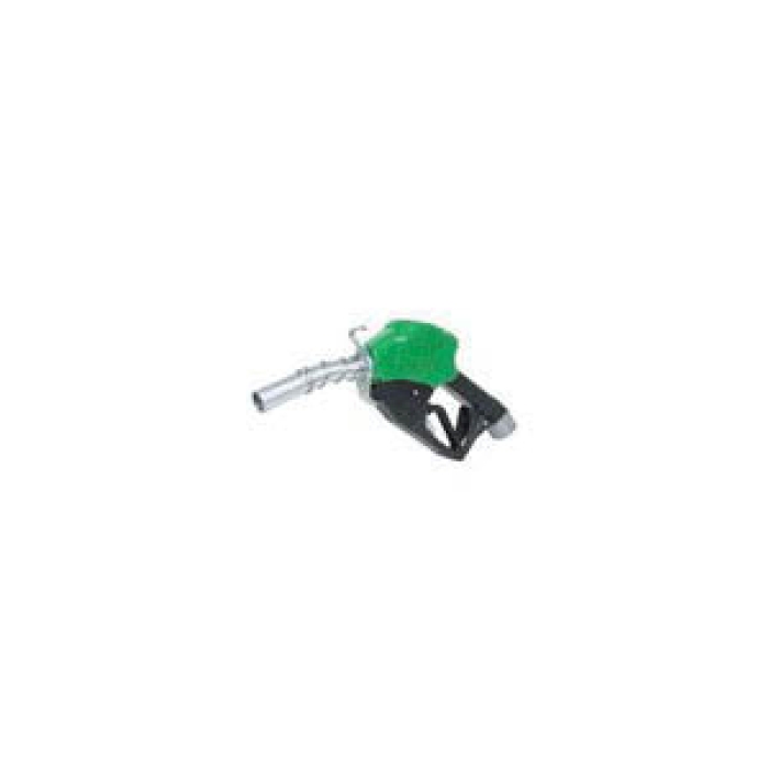 FILL-RITE® N100 Series N100DAU12G Nozzle With Hook, Automatic, 1 in Nominal, NPT Connection, Aluminum, Green