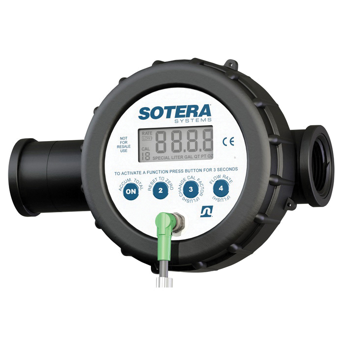 FILL-RITE® 800 Series 850P Air-Sensing Chemical Transfer Meter With Pulse Output, 1 in Connection, +/-0.5 % Accuracy