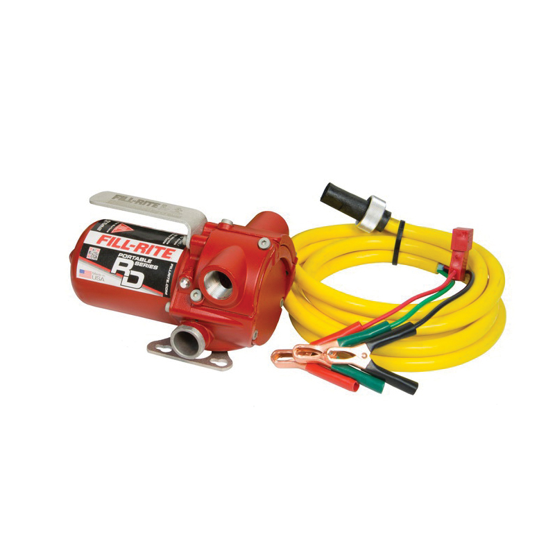 FILL-RITE® RD8 RD812NN Fuel Transfer Pump, 0.17 hp, 12 VDC, 3/4 in Inlet, 3/4 in Outlet, 8 gpm