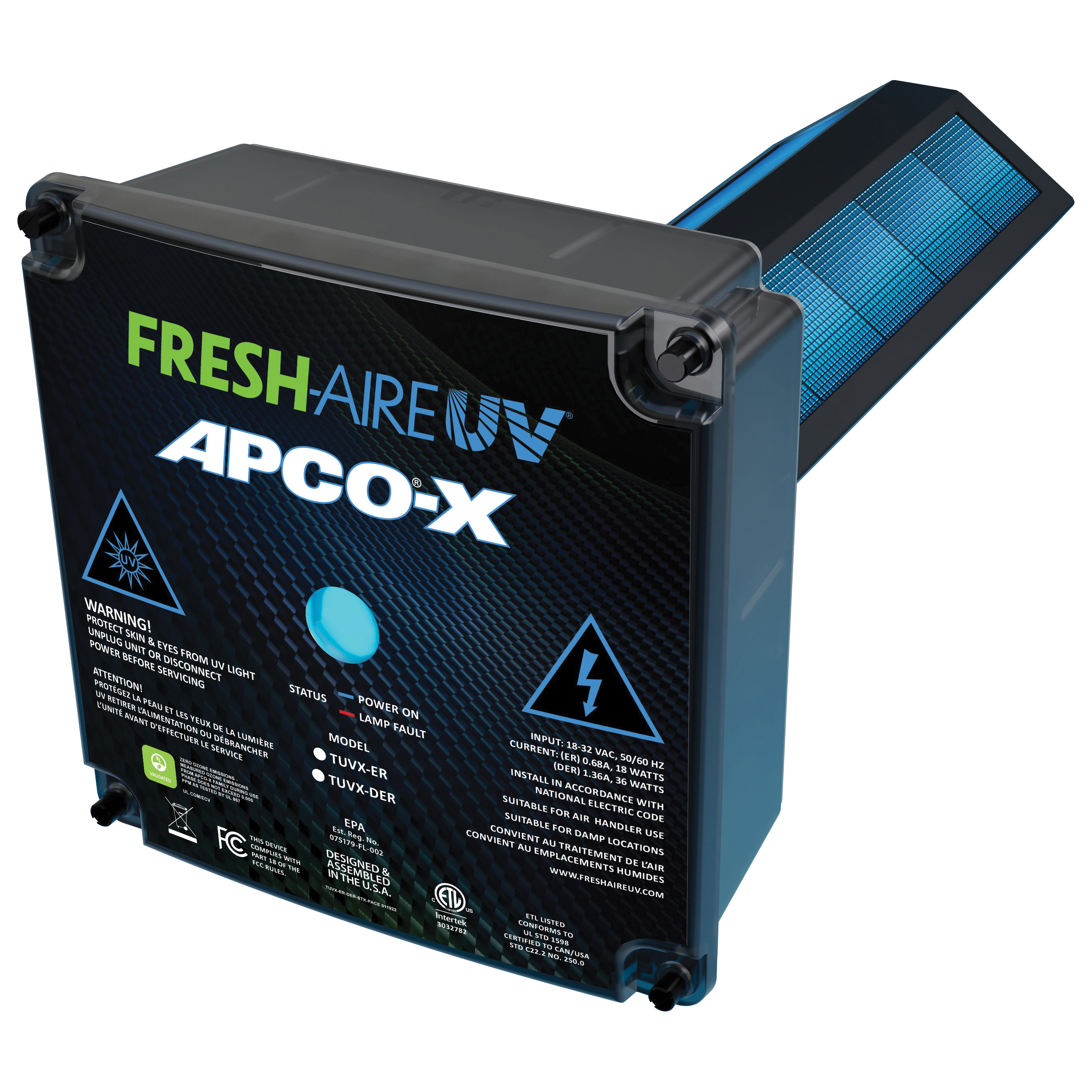 FRESH-AIRE UV® TUV-APCOX-SI3P