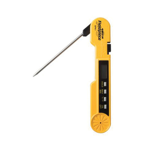 Fieldpiece SPK1 Pocket Thermometer, -58 to 392 deg F, Digital Display, A76 Battery