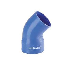 Flexfab® 7902 Charge Air Elbow, 4 in ID, 4.67 in OD, 8-3/4 in L, Fabric, 45 deg Elbow End Fitting