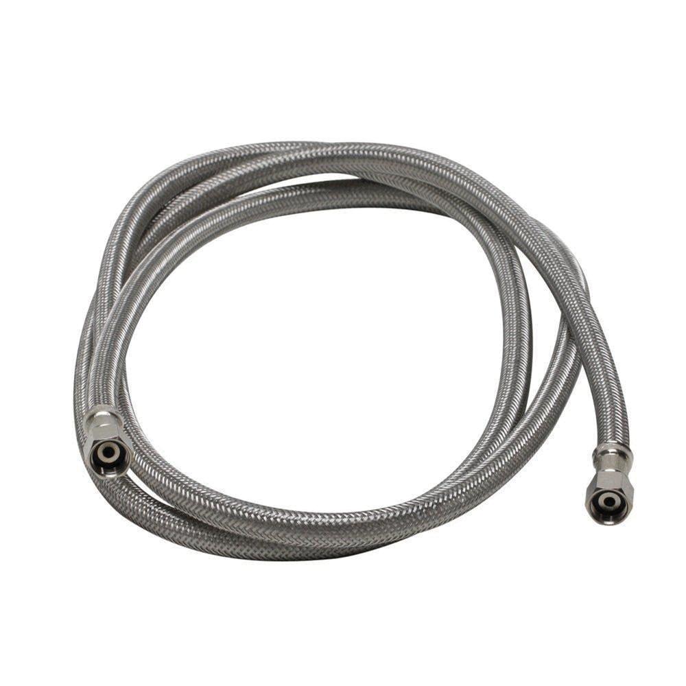 Fluidmaster® 12IM84 Water Supply Connector, 1/4 in Nominal, 84 in L, Compression