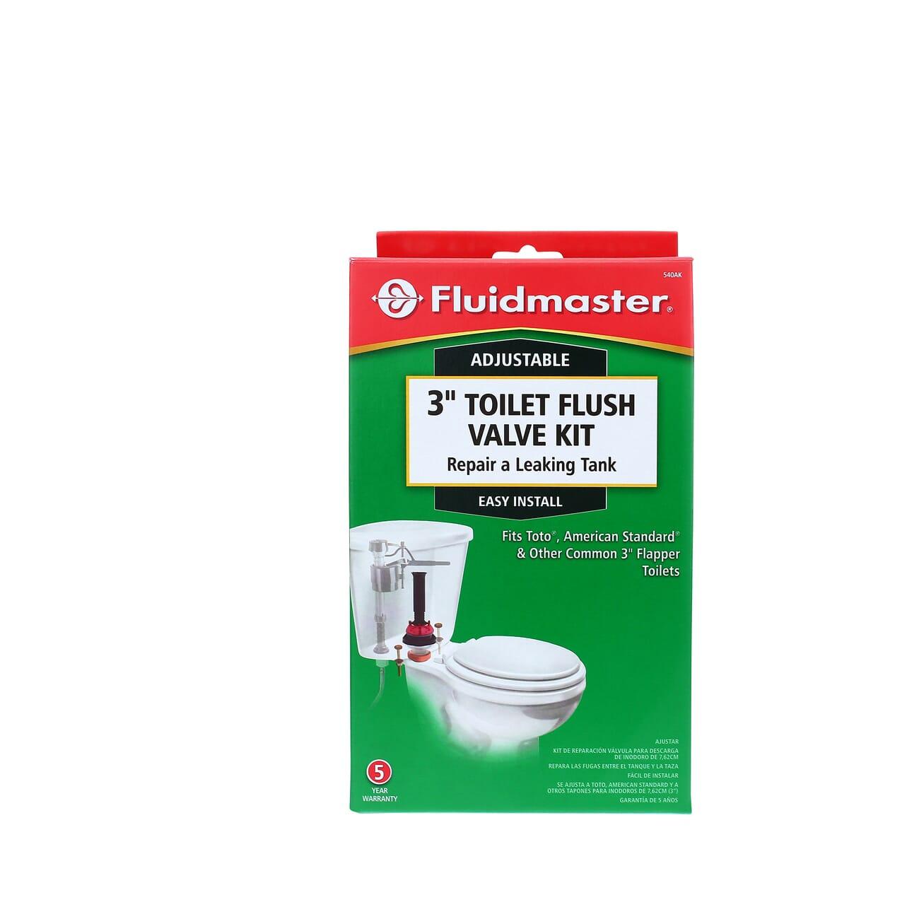Fluidmaster® 540AKR 540AK/AKR Flush Valve Kit With Bolts, 3 in Nominal