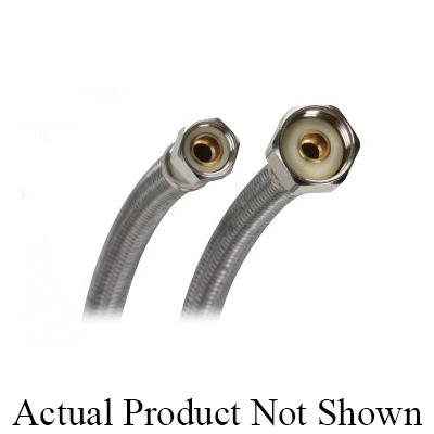 Click Seal® Braided Faucet Water Supply Connector, 3/8 inch Compression x 3/8 inch Compression, 12 inch Length