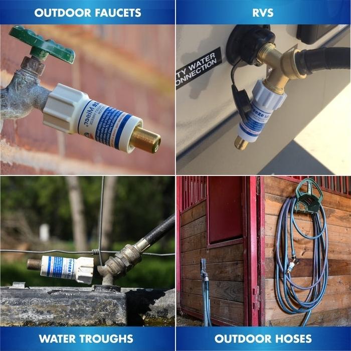 Freeze Miser® 6000-02 Outdoor Faucet Freeze Protector, Plastic, White thumbnail 3