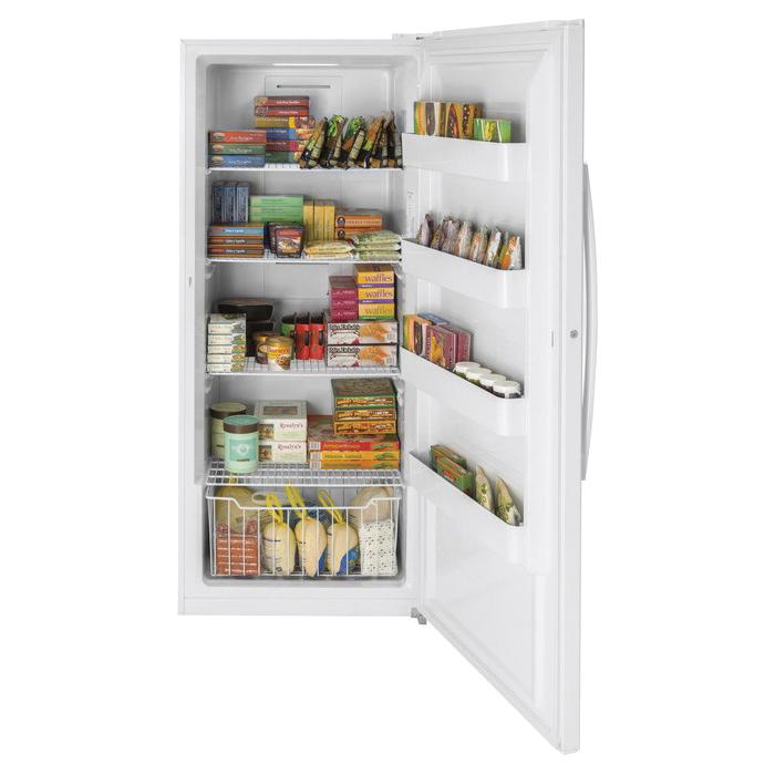 GE Appliances FUF21SMRWW Frost-Free Garage Ready Upright Freezer, 21.3 cu-ft Capacity, White, 76-1/2 in H, 32.88 in W thumbnail 4