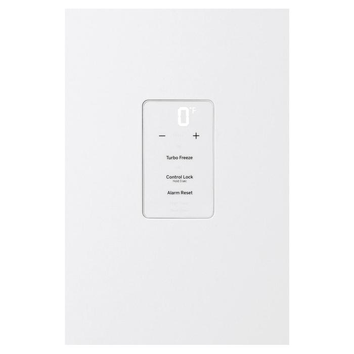GE Appliances FUF21SMRWW Frost-Free Garage Ready Upright Freezer, 21.3 cu-ft Capacity, White, 76-1/2 in H, 32.88 in W