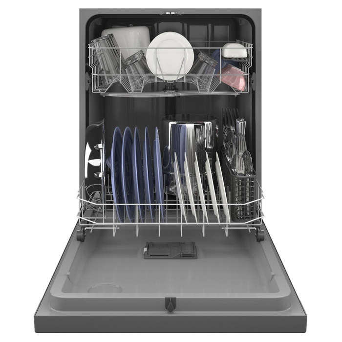 GE Appliances GDF535PSRSS Interior Dishwasher, 4-Wash Cycle, Plastic, Stainless Steel