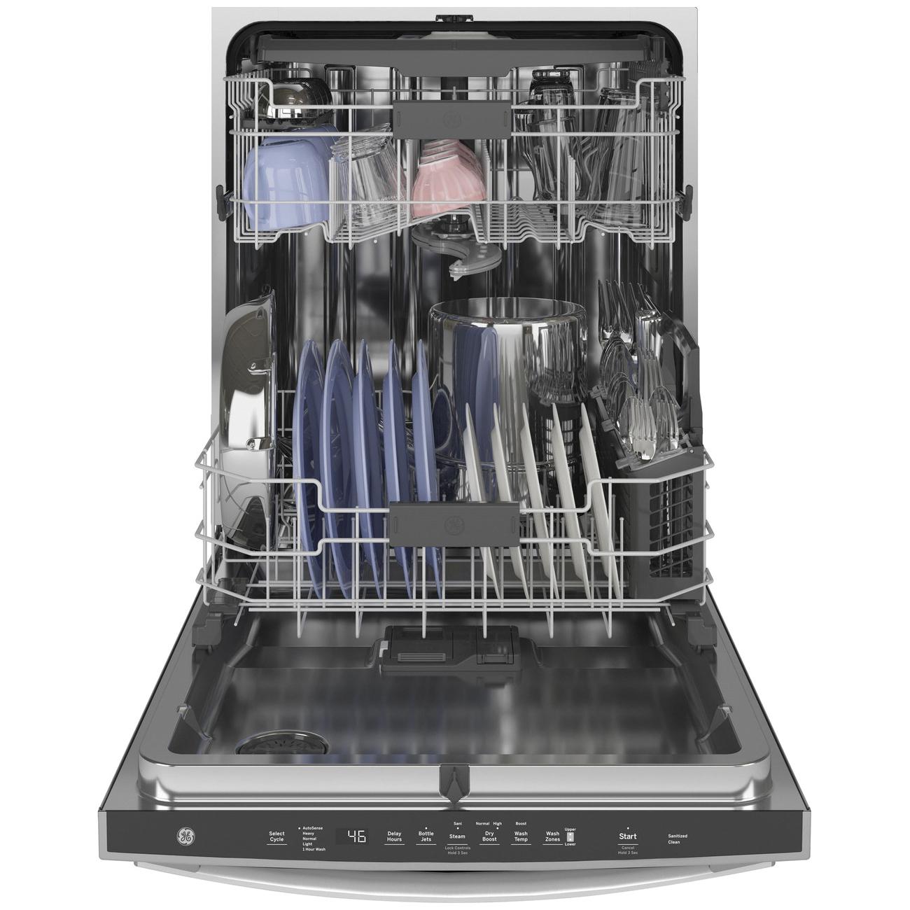 GE GDT665SSNSS Dishwasher, 5-Wash Cycle, Stainless Steel thumbnail 3