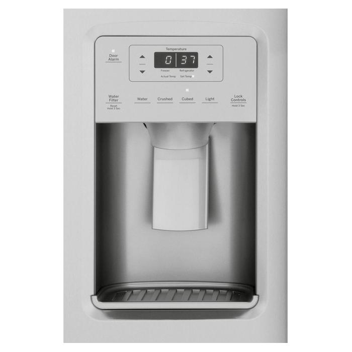 GE GSS25IYNFS Refrigerator, 25.1 cu-ft Capacity, Side-by-Side Door, Fingerprint-Resistant Stainless thumbnail 3
