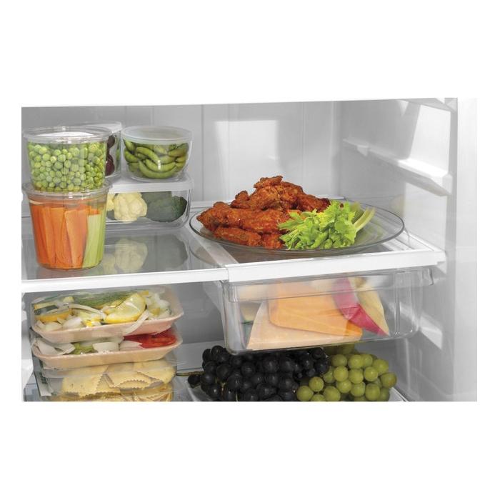 GE GTS18GTNRWW Top-Freezer Refrigerator, 17.5 cu-ft Capacity, Reversible Door, White thumbnail 2