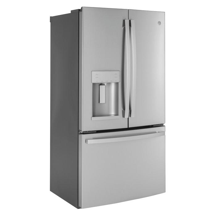 GE GYE22GYNFS Counter Depth French Door Refrigerator, 22.1 cu-ft Capacity, Fingerprint-Resistant Stainless