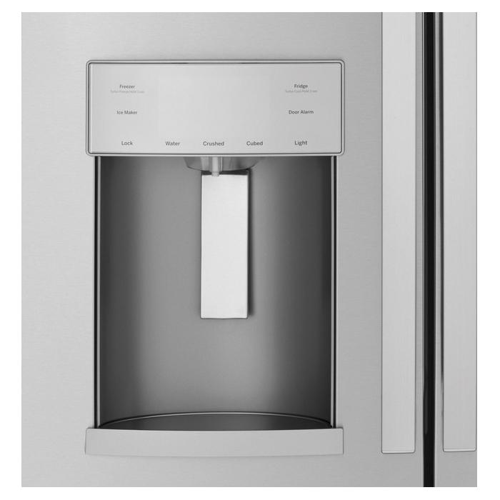 GE GYE22GYNFS Counter Depth French Door Refrigerator, 22.1 cu-ft Capacity, Fingerprint-Resistant Stainless thumbnail 3