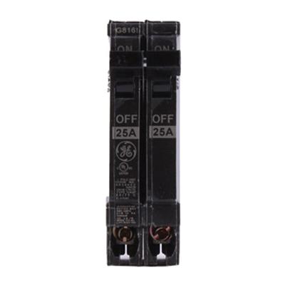 GE Industrial Solutions THQP225 Circuit Breaker, 120/240 VAC, 25 A, 10 kA Interrupt, 2 -Pole, Non-Interchangeable Trip