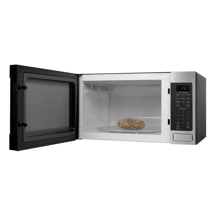 GE JES1657SMSS Countertop Microwave Oven, LED Display, Stainless Steel, 1600 W, 120 V
