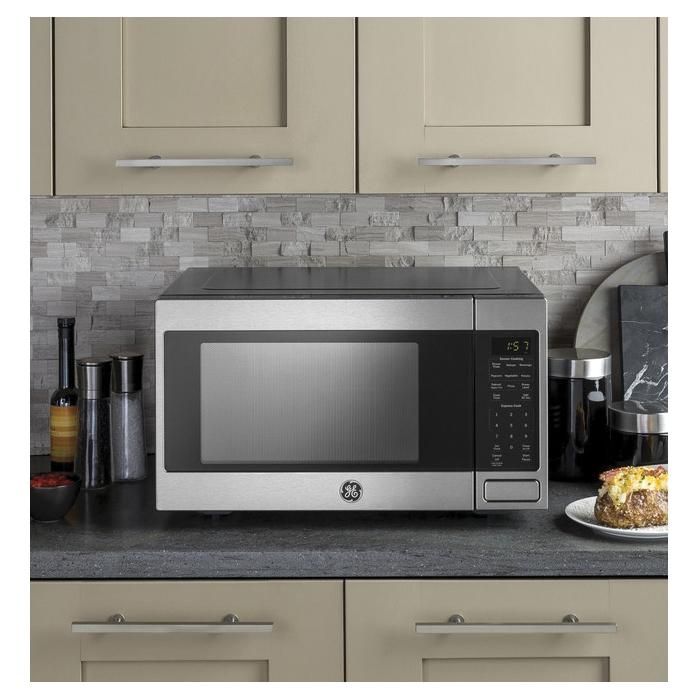 GE JES1657SMSS Countertop Microwave Oven, LED Display, Stainless Steel, 1600 W, 120 V thumbnail 2