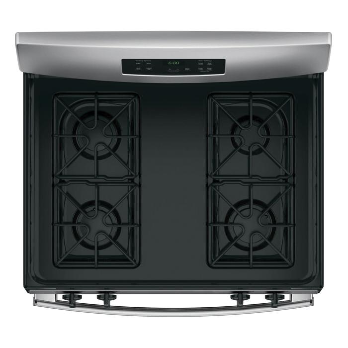 GE JGBS60REKSS Gas Range, 4-Burner, 120 V, 24 in Oven Interior Width, 19 in Oven Interior Depth thumbnail 2
