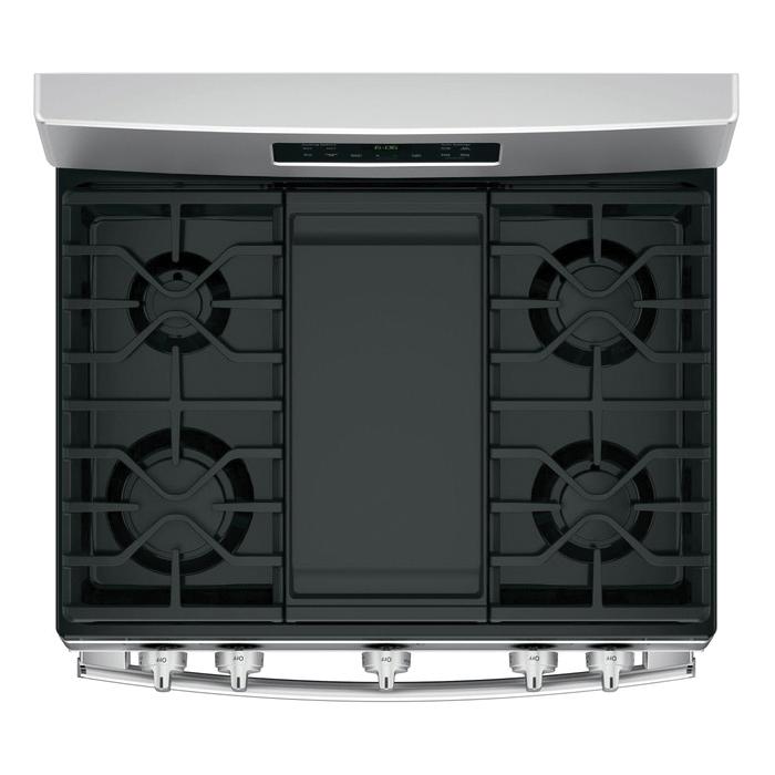 GE JGBS66REKSS Gas Range, 5-Burner, 120 V, 24 in Oven Interior Width, 19 in Oven Interior Depth thumbnail 2