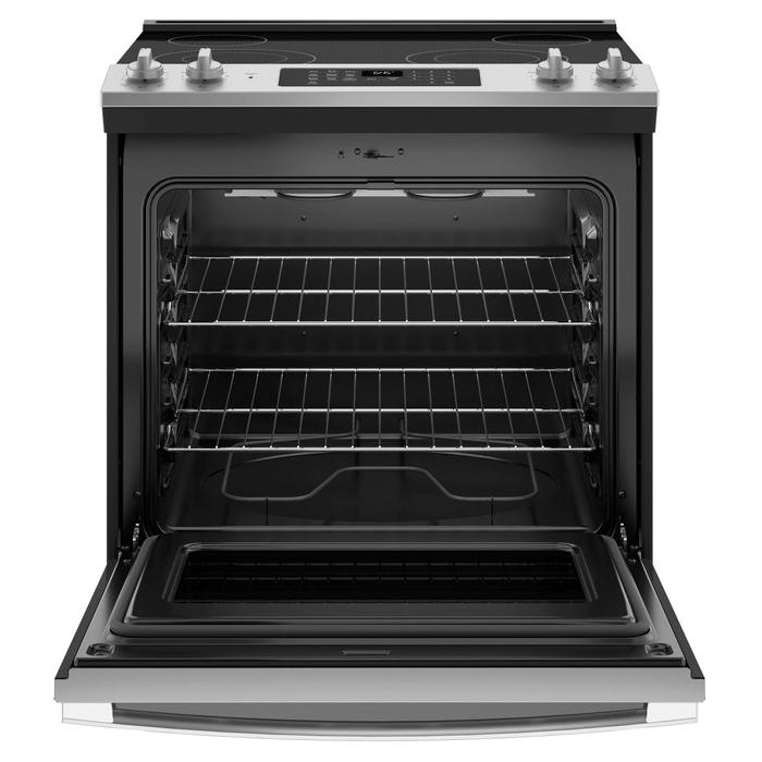 GE JS645SLSS Slide-In Electric Range, 4-Burner, 208/240 V, 24-1/8 in Oven Interior Width thumbnail 2