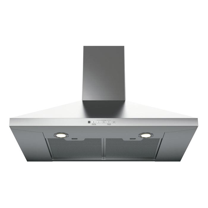 GE JVW5301SJSS Pyramid Chimney Hood, 30 in L, 18-1/2 in D, 1-Lamp, Halogen Light, Convertible Vent, Metal, 226 W thumbnail 4