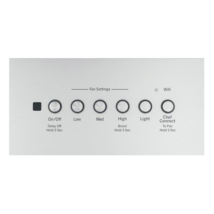 GE UVC9360SLSS Smart Designer Custom Insert With Dimmable LED Lighting, Steel, Stainless Steel thumbnail 3