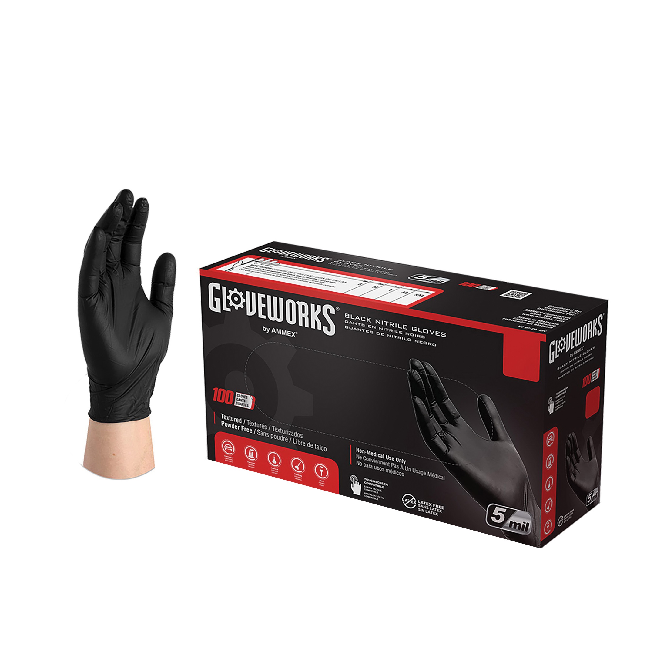 GLOVEWORKS® by AMMEX® GPNB46100