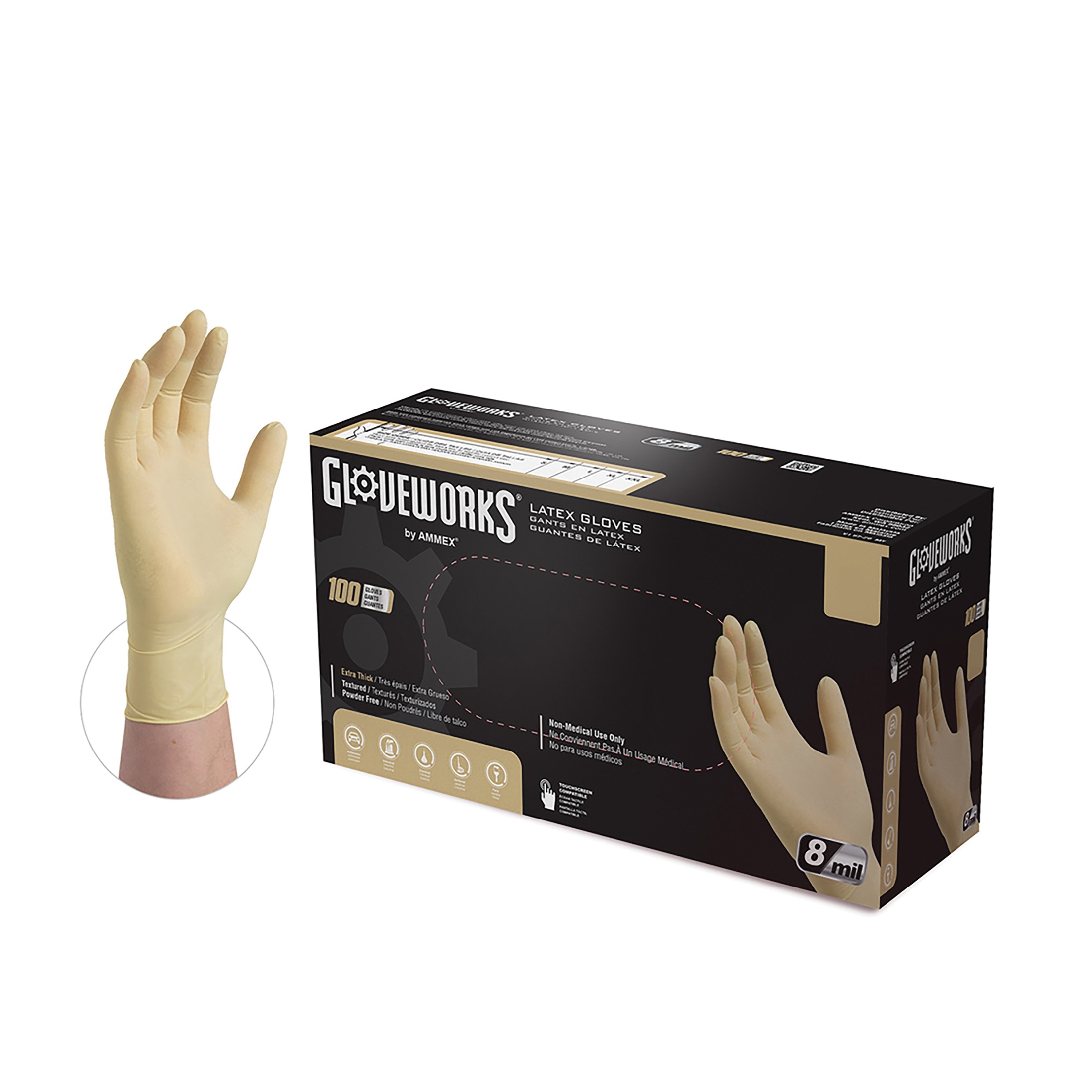 GLOVEWORKS® by AMMEX® ILHD46100