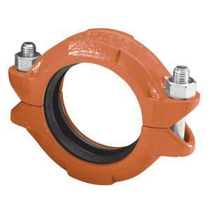 GRUVLOK® 7001 Series 0390005197 Flexible Coupling With Grade T-Nitrile Gasket, 3 in Grooved x 3 in Grooved, Iron