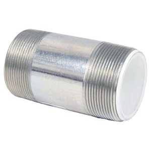 GRUVLOK® 7090 Series 0390219509 Di-Electric Nipple, 1-1/2 in MNPT x 1-1/2 in MNPT, 4 in, Steel, Zinc-Plated