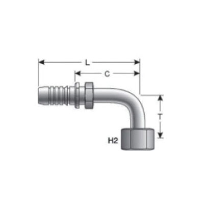 Gates® 8GS-10FJX90S HY8GS-10FJX90S