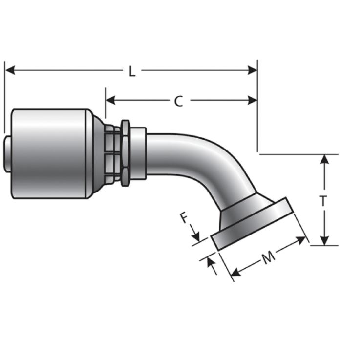 Gates&reg; 12G-16FL45S